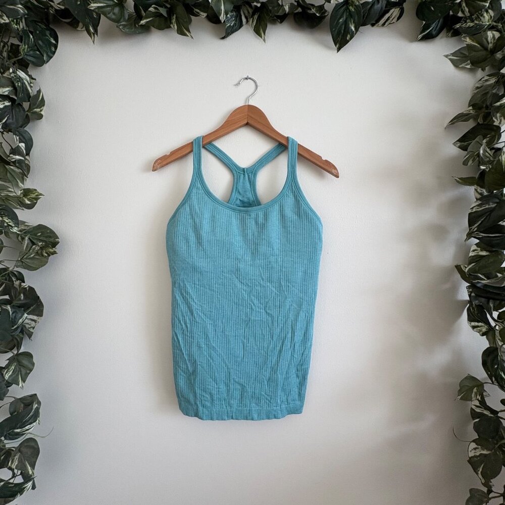 lululemon athletica Blue Tank Top